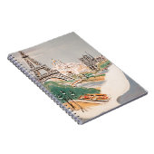 Vintager Eiffelturm Paris Luftreisewerbung Notizblock (Rechte Seite)