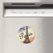Vintager Eiffelturm Paris Magnet (In Situ (Geschirrspüler))