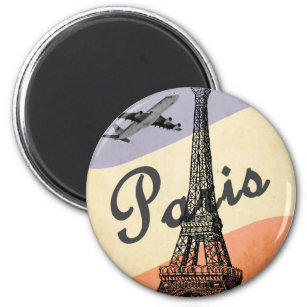 Vintager Eiffelturm Paris Magnet