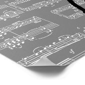 Vintager Eiffelturm Paris Poster (Ecke)