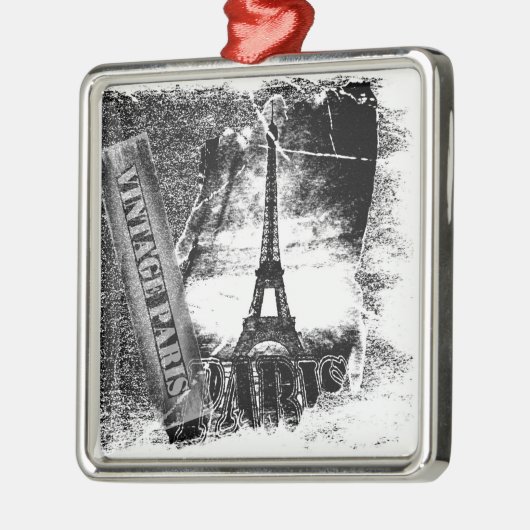 Vintager Eiffelturm Pariser Ornamente (Links)