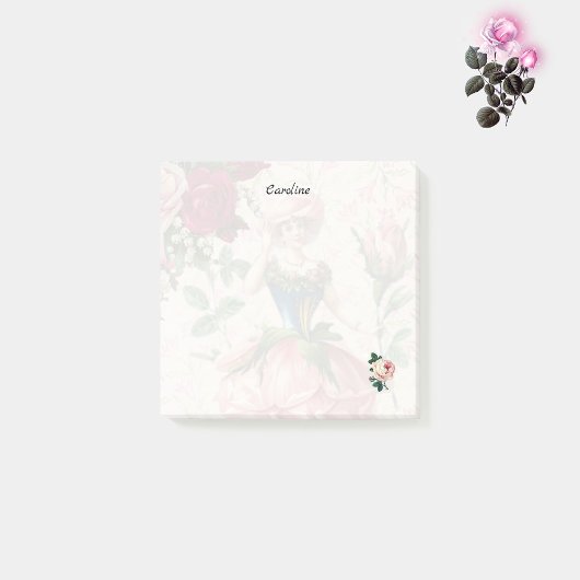 Vintager Eiffelturm Post-it Klebezettel