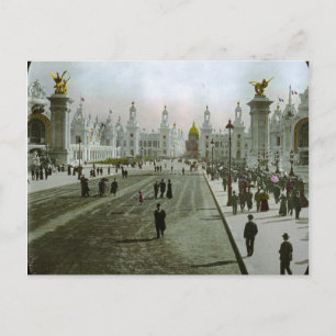 Vintager Eiffelturm Postkarte