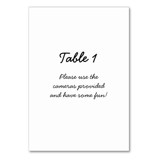 Vintager Eiffelturm Postkarte Tischnummer (Rückseite)