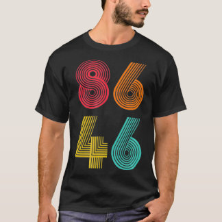 Vintager Eindruck lustige 8646 Anti-Design-Frau T-Shirt