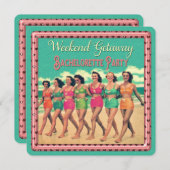 Vintager Einladung (Vorne/Hinten)