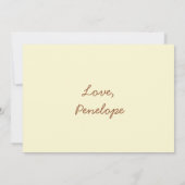 Vintager einsamer Frosch mit Schirm Vermisst Sie Karte (Rückseite)