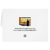 Vintager Einzelhandel, Einzelhandel mit Menschenfe (Rückseite Horizontal)