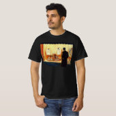 Vintager Einzelhandel, Einzelhandel mit Menschenfe T-Shirt (Vorne ganz)