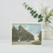 Vintager Eisberg Michigan Postkarte (Stehend Vorderseite)