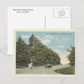 Vintager Eisberg Michigan Postkarte (Vorne/Hinten)