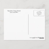 Vintager Eisberg Michigan Postkarte (Rückseite)