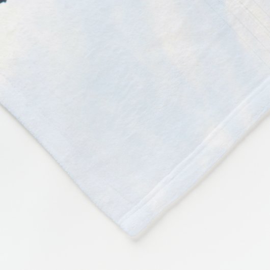 Vintager Eisenbahn-Dampfzug Fleecedecke (Ecke)