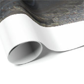 Vintager Eisenbahn-Dampfzug Geschenkpapier (Rolleneckpunkt)