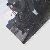 Vintager Eisenbahn-Dampfzug Seidenpapier (Ausschnitt)