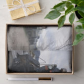 Vintager Eisenbahn-Dampfzug Seidenpapier (Geschenk)