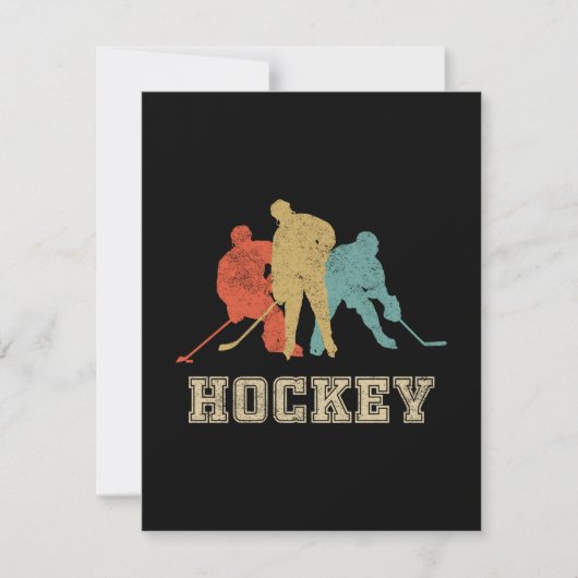 Vintager Eishockey (Vorderseite)