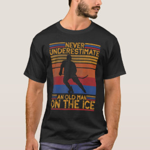 Vintager Eishockey für das Hockey-Team T-Shirt