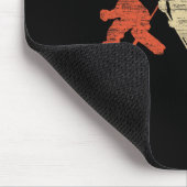 Vintager Eishockey Mousepad (Ecke)