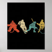 Vintager Eishockey Poster (Vorne)