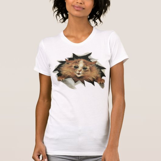Vintager Eiszapfen-Katzen-T - Shirt (Vorderseite)