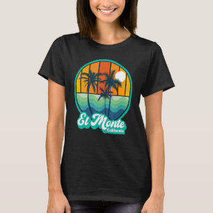 Vintager El Monte California Sommerurlaub Strand T-Shirt