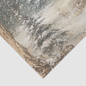 Vintager Elch Landschaftlich rustikale Decoupage Seidenpapier (Detail)