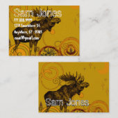 Vintager Elch Visitenkarte (Vorne/Hinten)