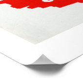 Vintager Elefantenzahnarzt Pinsel dein Zähnchenpla Poster (Ecke)