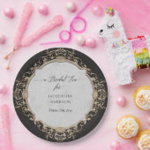 Vintager Eleganter Barockstil Pappteller (Party)