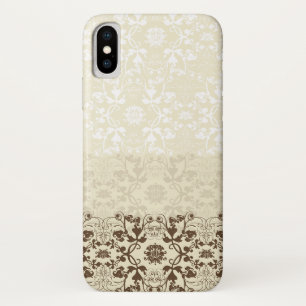 Vintager, eleganter Damaskus gedippter Lace Floral Case-Mate iPhone Hülle