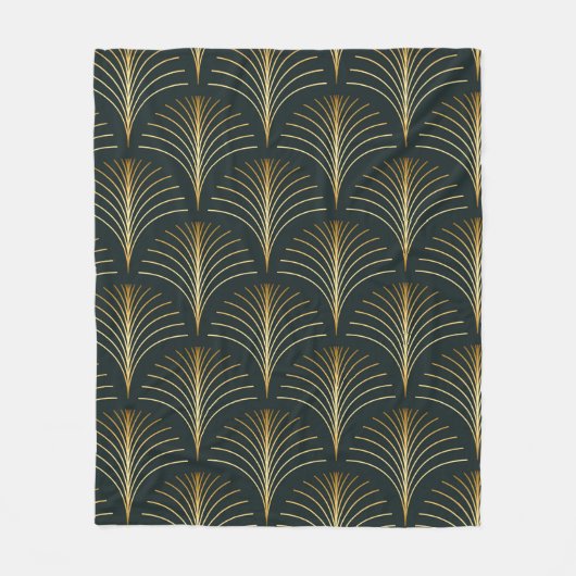 Vintager, eleganter Deko Fleecedecke (Vorderseite)