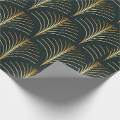 Vintager, eleganter Deko Geschenkpapier (Ecke)