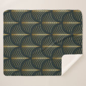 Vintager, eleganter Deko Sherpadecke (Vorderseite (Horizontal))