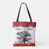 Vintager Eleganter Tree Glamour Hearths Tasche (Rückseite)