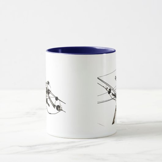 Vintager elektrischer Pole Tasse (Zentrum)