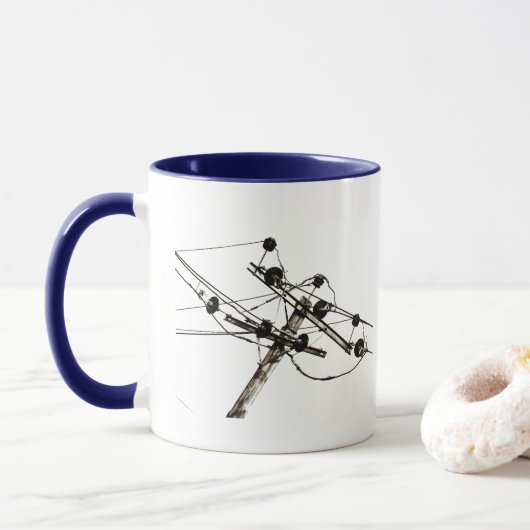 Vintager elektrischer Pole Tasse (Mit Donut)