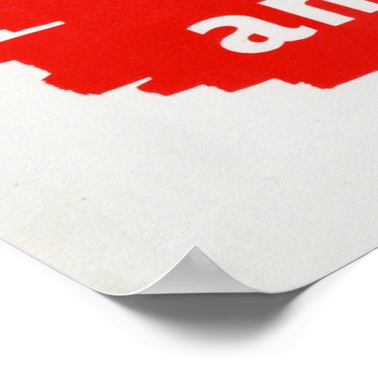 Vintager Elephant Dentist Brush Poster (Ecke)