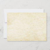 Vintager Empfang Einladung (Rückseite)