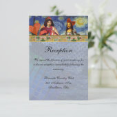 Vintager Empfang Ermutigung Rustikaler Spaß Kunst Einladung (Stehend Vorderseite)