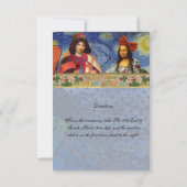 Vintager Empfang Ermutigung Rustikaler Spaß Kunst Einladung (Rückseite)