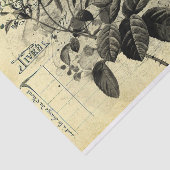 Vintager Empfang Seidenpapier (Ausschnitt)