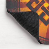 Vintager endloser Knoten-Druck Mousepad (Ecke)