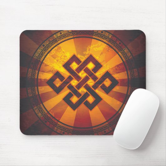 Vintager endloser Knoten-Druck Mousepad (Mit Mouse)
