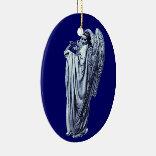 Vintager Engel Keramik Ornament (Rechts)