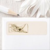 Vintager Engel mit Trumpet Monoton (Insitu)