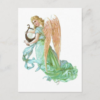 Vintager Engel Postkarte