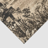 Vintager Engel Seidenpapier (Detail)