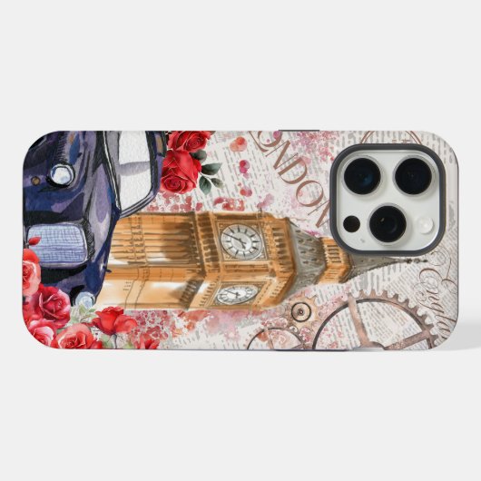 Vintager England Phone Case iPhone Hülle (Rückseite (Horizontal))