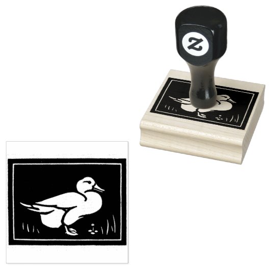 Vintager Entenkunst Deko Gummistempel (Stempel)